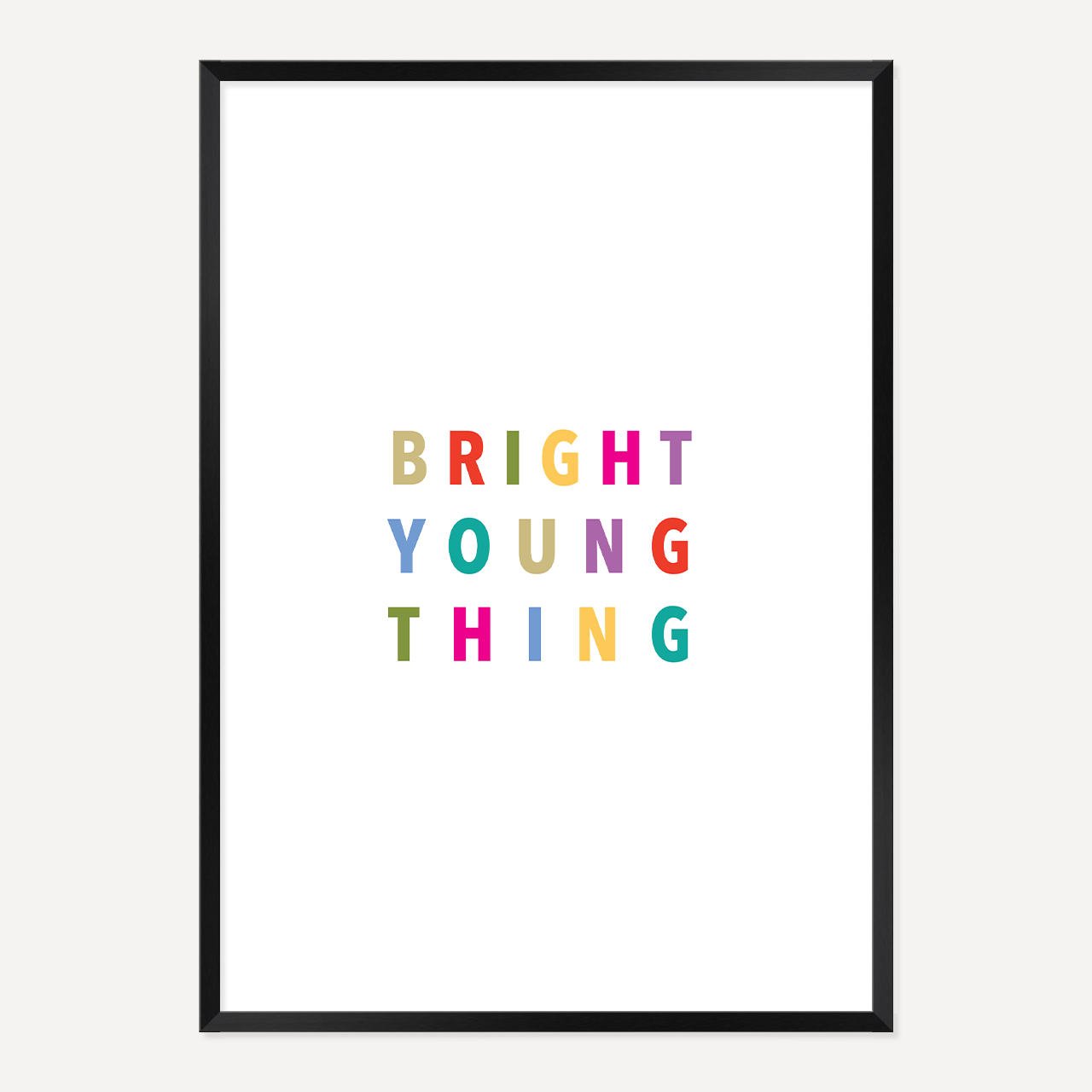 BRIGHT YOUNG THING POSTER – COLOUR