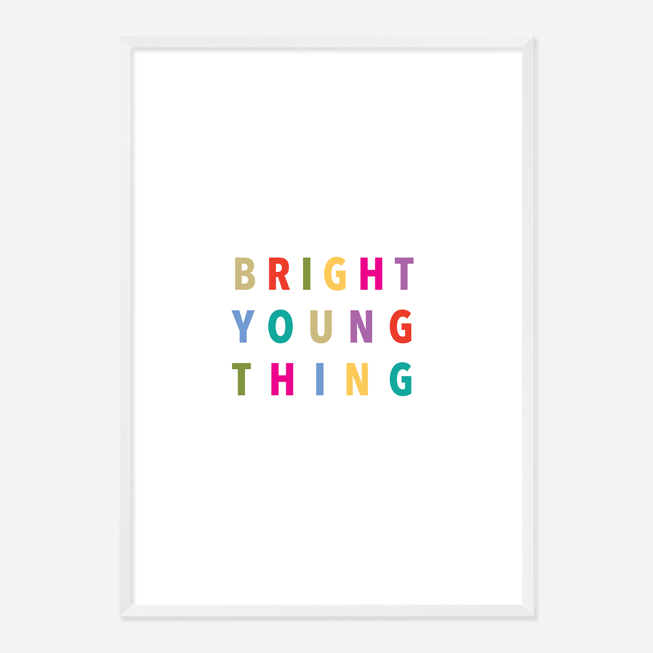 BRIGHT YOUNG THING POSTER – COLOUR