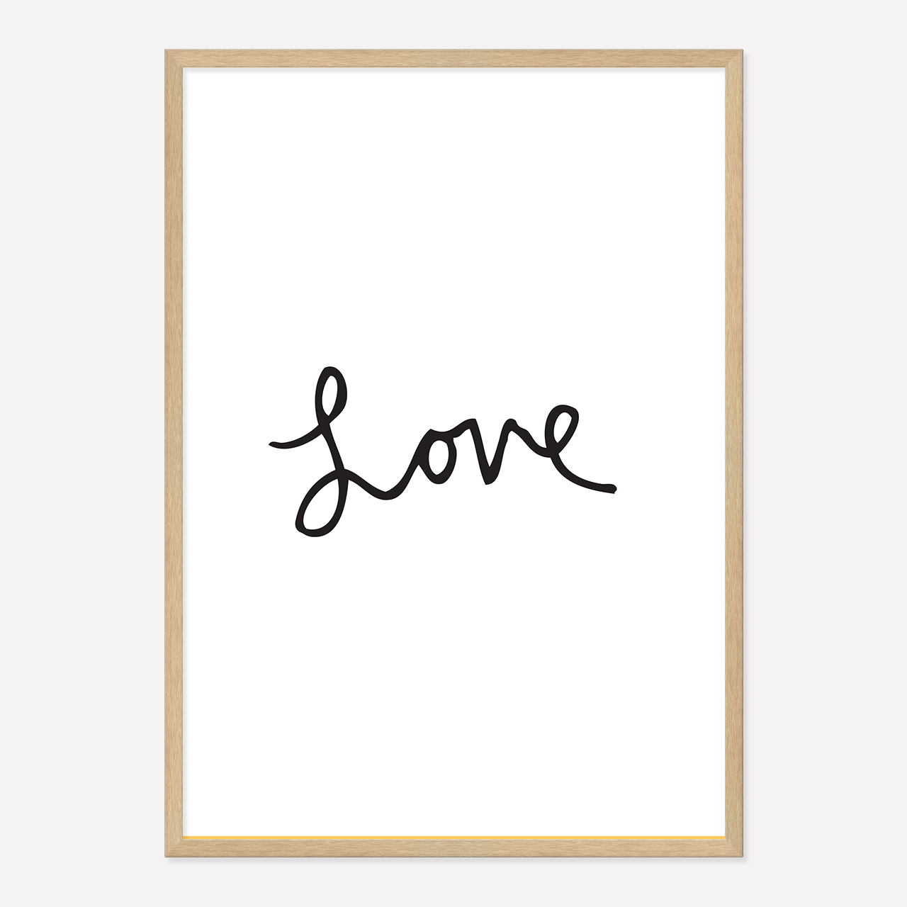 LOVE POSTER – BLACK