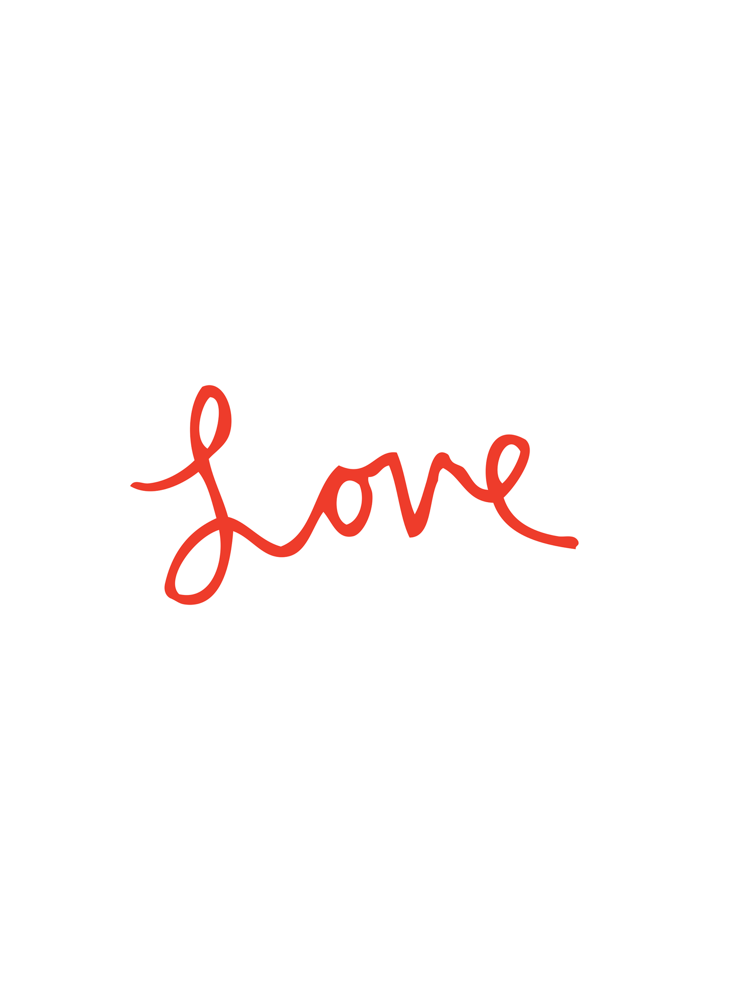 LOVE POSTER – RED