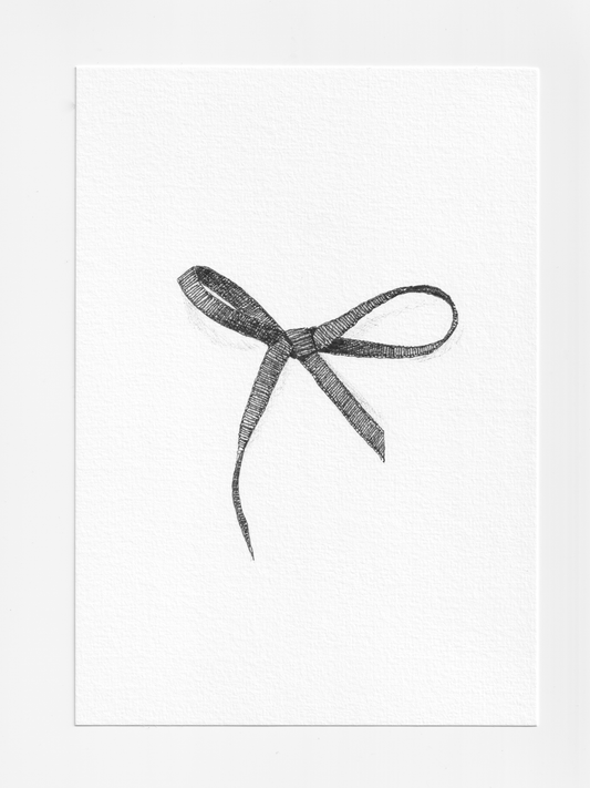 Daily Illustration - Day 24 - Grosgrain ribbon in bow