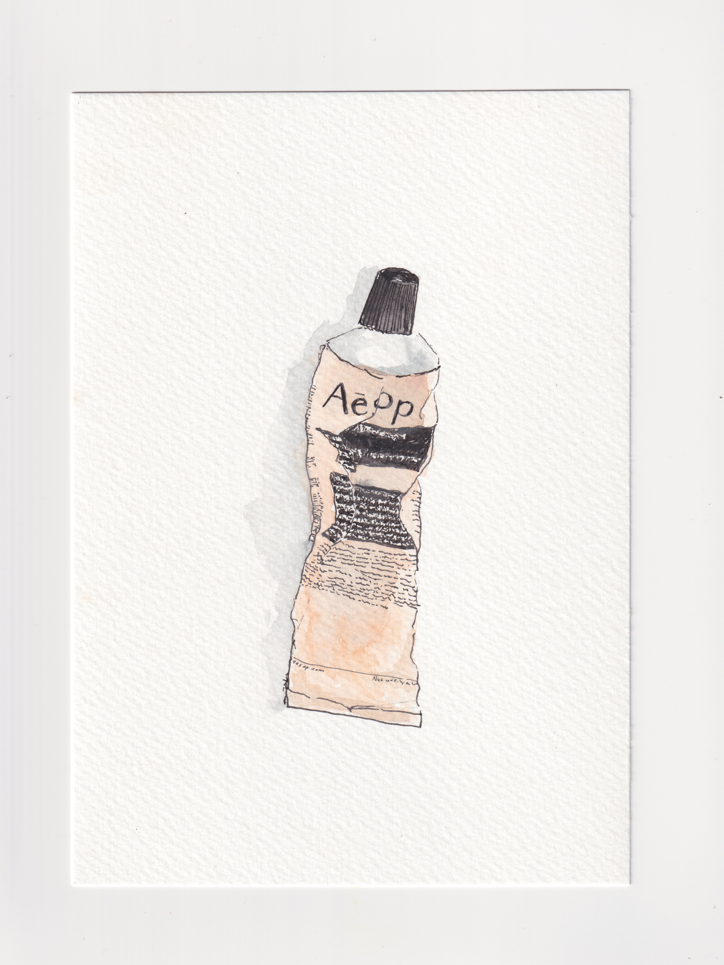 Daily Illustration - Day 6 - Aesop hand cream