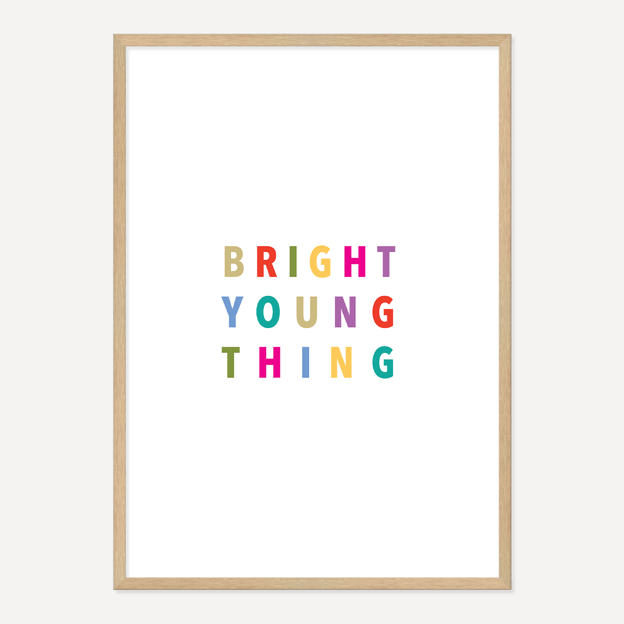 BRIGHT YOUNG THING POSTER – COLOUR